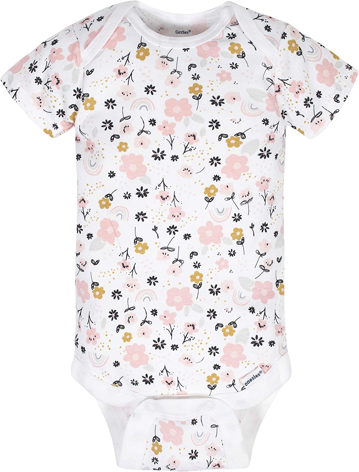 Gerber baby-girls 8-pack Short Sleeve Onesies Bodysuits - Image 3